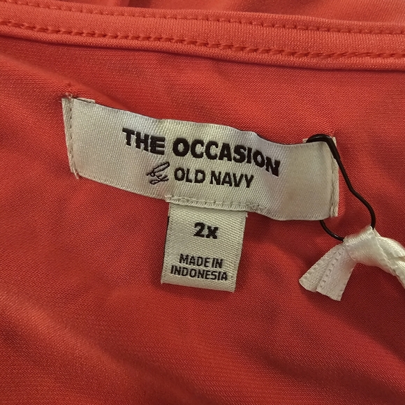 Orange The Occasion by Old Navy Women's One-Shoulder Midi Dress - Picture 4 of 7